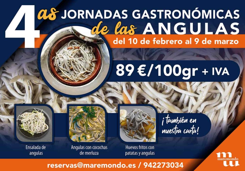 4 Jornadas gastronómicas de las angulas - Restaurante Maremondo en Santander